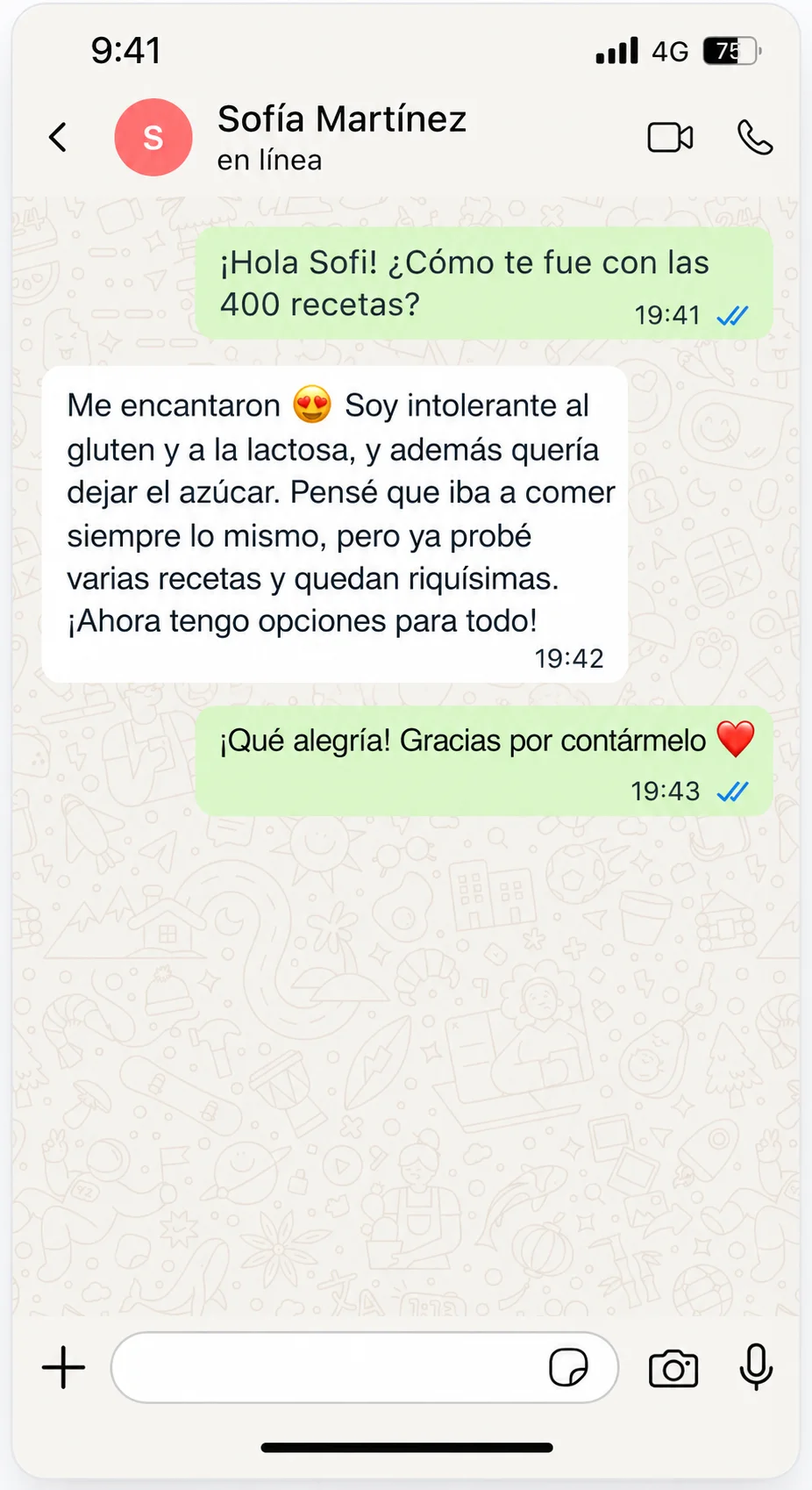 Mensaje real de la comunidad 3